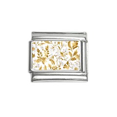 Flowers Gold Floral Italian Charm (9mm) by Vaneshop