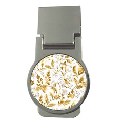 Flowers Gold Floral Money Clips (round)  by Vaneshop