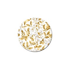 Flowers Gold Floral Golf Ball Marker (4 Pack) by Vaneshop