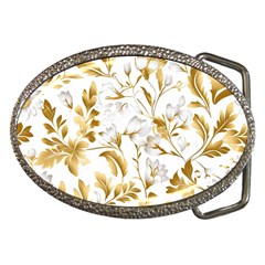 Flowers Gold Floral Belt Buckles by Vaneshop