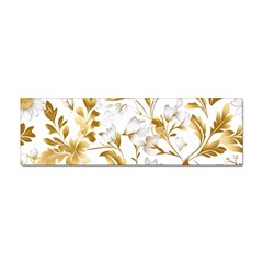 Flowers Gold Floral Sticker (bumper) by Vaneshop