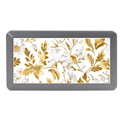 Flowers Gold Floral Memory Card Reader (mini) by Vaneshop