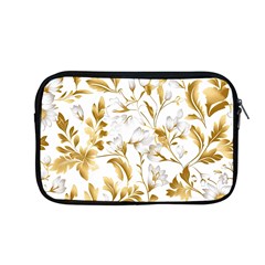 Flowers Gold Floral Apple Macbook Pro 13  Zipper Case by Vaneshop