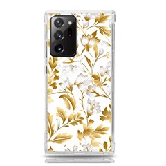 Flowers Gold Floral Samsung Galaxy Note 20 Ultra Tpu Uv Case by Vaneshop