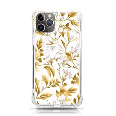 Flowers Gold Floral Iphone 11 Pro 5 8 Inch Tpu Uv Print Case by Vaneshop