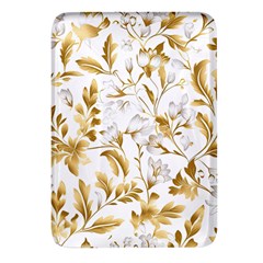 Flowers Gold Floral Rectangular Glass Fridge Magnet (4 Pack) by Vaneshop