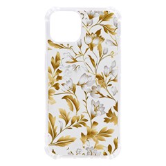 Flowers Gold Floral Iphone 13 Tpu Uv Print Case by Vaneshop