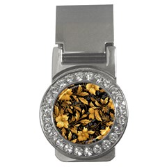 Flower Gold Floral Money Clips (cz)  by Vaneshop