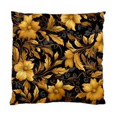 Flower Gold Floral Standard Cushion Case (one Side) by Vaneshop