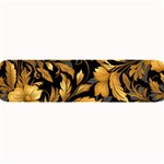 Flower Gold Floral Large Bar Mat 32 x8.5  Bar Mat