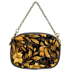 Flower Gold Floral Chain Purse (two Sides) by Vaneshop