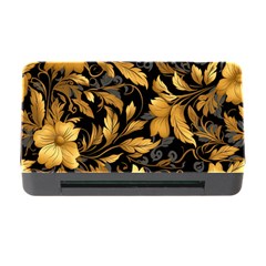 Flower Gold Floral Memory Card Reader With Cf by Vaneshop