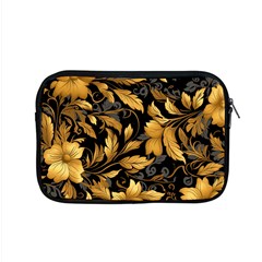 Flower Gold Floral Apple Macbook Pro 15  Zipper Case by Vaneshop