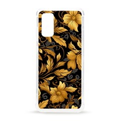 Flower Gold Floral Samsung Galaxy S20 6 2 Inch Tpu Uv Case