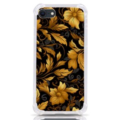 Flower Gold Floral Iphone Se