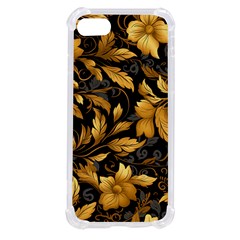 Flower Gold Floral Iphone Se