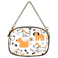 Seamless Pattern Of Cute Dog Puppy Cartoon Funny And Happy Chain Purse (two Sides) by Wav3s