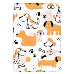 Seamless Pattern Of Cute Dog Puppy Cartoon Funny And Happy Removable Flap Cover (l) by Wav3s