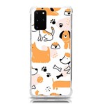 Seamless Pattern Of Cute Dog Puppy Cartoon Funny And Happy Samsung Galaxy S20Plus 6.7 Inch TPU UV Case Front