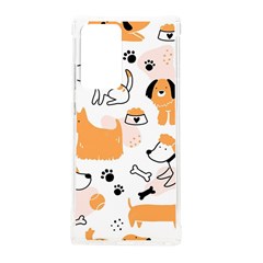 Seamless Pattern Of Cute Dog Puppy Cartoon Funny And Happy Samsung Galaxy Note 20 Ultra Tpu Uv Case