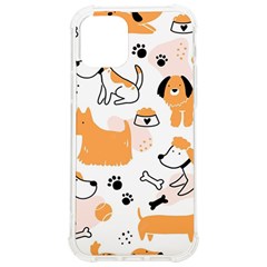 Seamless Pattern Of Cute Dog Puppy Cartoon Funny And Happy Iphone 12/12 Pro Tpu Uv Print Case by Wav3s