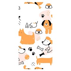 Seamless Pattern Of Cute Dog Puppy Cartoon Funny And Happy Iphone 14 Pro Black Uv Print Case by Wav3s