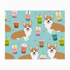 Welsh Corgi Boba Tea Bubble Cute Kawaii Dog Breed Small Glasses Cloth by Wav3s