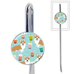 Welsh Corgi Boba Tea Bubble Cute Kawaii Dog Breed Book Mark by Wav3s