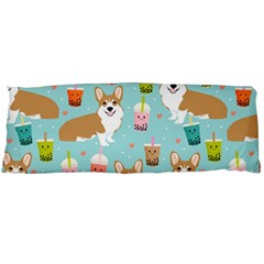 Welsh Corgi Boba Tea Bubble Cute Kawaii Dog Breed Body Pillow Case (dakimakura) by Wav3s