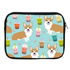 Welsh Corgi Boba Tea Bubble Cute Kawaii Dog Breed Apple Ipad 2/3/4 Zipper Cases by Wav3s