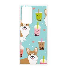 Welsh Corgi Boba Tea Bubble Cute Kawaii Dog Breed Samsung Galaxy Note 20 Ultra Tpu Uv Case by Wav3s