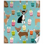 Chihuahua Bubble Kawaii Boba Tea Cute Dog Canvas 20  x 24  19.57 x23.15  Canvas - 1