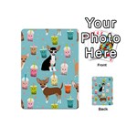 Chihuahua Bubble Kawaii Boba Tea Cute Dog Playing Cards 54 Designs (Mini) Back