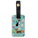 Chihuahua Bubble Kawaii Boba Tea Cute Dog Luggage Tag (one side) Front