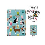 Chihuahua Bubble Kawaii Boba Tea Cute Dog Playing Cards 54 Designs (Mini) Front - Joker1