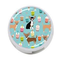 Chihuahua Bubble Kawaii Boba Tea Cute Dog 4-port Usb Hub (one Side) by Wav3s