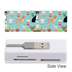 Chihuahua Bubble Kawaii Boba Tea Cute Dog Memory Card Reader (stick) by Wav3s