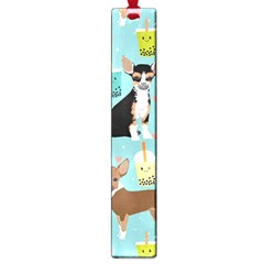 Chihuahua Bubble Kawaii Boba Tea Cute Dog Large Book Marks by Wav3s