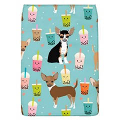 Chihuahua Bubble Kawaii Boba Tea Cute Dog Removable Flap Cover (l) by Wav3s