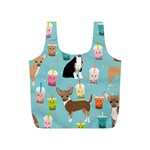 Chihuahua Bubble Kawaii Boba Tea Cute Dog Full Print Recycle Bag (S) Front