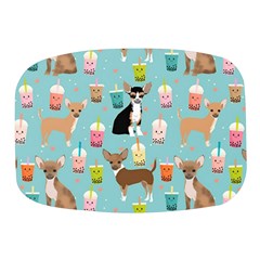 Chihuahua Bubble Kawaii Boba Tea Cute Dog Mini Square Pill Box by Wav3s