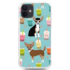 Chihuahua Bubble Kawaii Boba Tea Cute Dog Iphone 12/12 Pro Tpu Uv Print Case by Wav3s