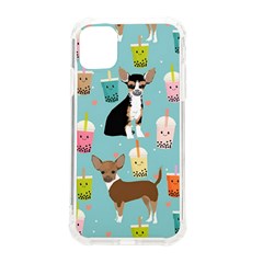 Chihuahua Bubble Kawaii Boba Tea Cute Dog Iphone 11 Tpu Uv Print Case by Wav3s