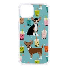 Chihuahua Bubble Kawaii Boba Tea Cute Dog Iphone 13 Tpu Uv Print Case by Wav3s