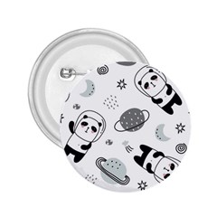 Panda Floating In Space And Star 2 25  Buttons by Wav3s