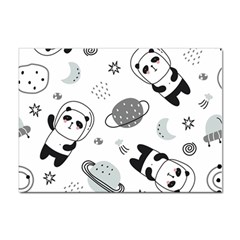 Panda Floating In Space And Star Sticker A4 (100 Pack) by Wav3s