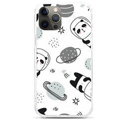 Panda Floating In Space And Star Iphone 12 Pro Max Tpu Uv Print Case by Wav3s