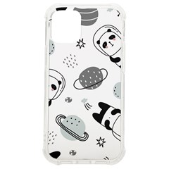 Panda Floating In Space And Star Iphone 12 Mini Tpu Uv Print Case	 by Wav3s