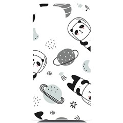 Panda Floating In Space And Star Iphone 14 Pro Max Black Uv Print Case