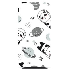 Panda Floating In Space And Star Iphone 14 Black Uv Print Case by Wav3s